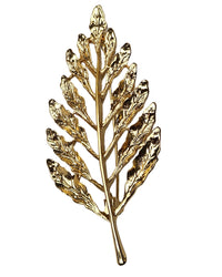 Brosche "goldenes Blatt ", goldenfarbe