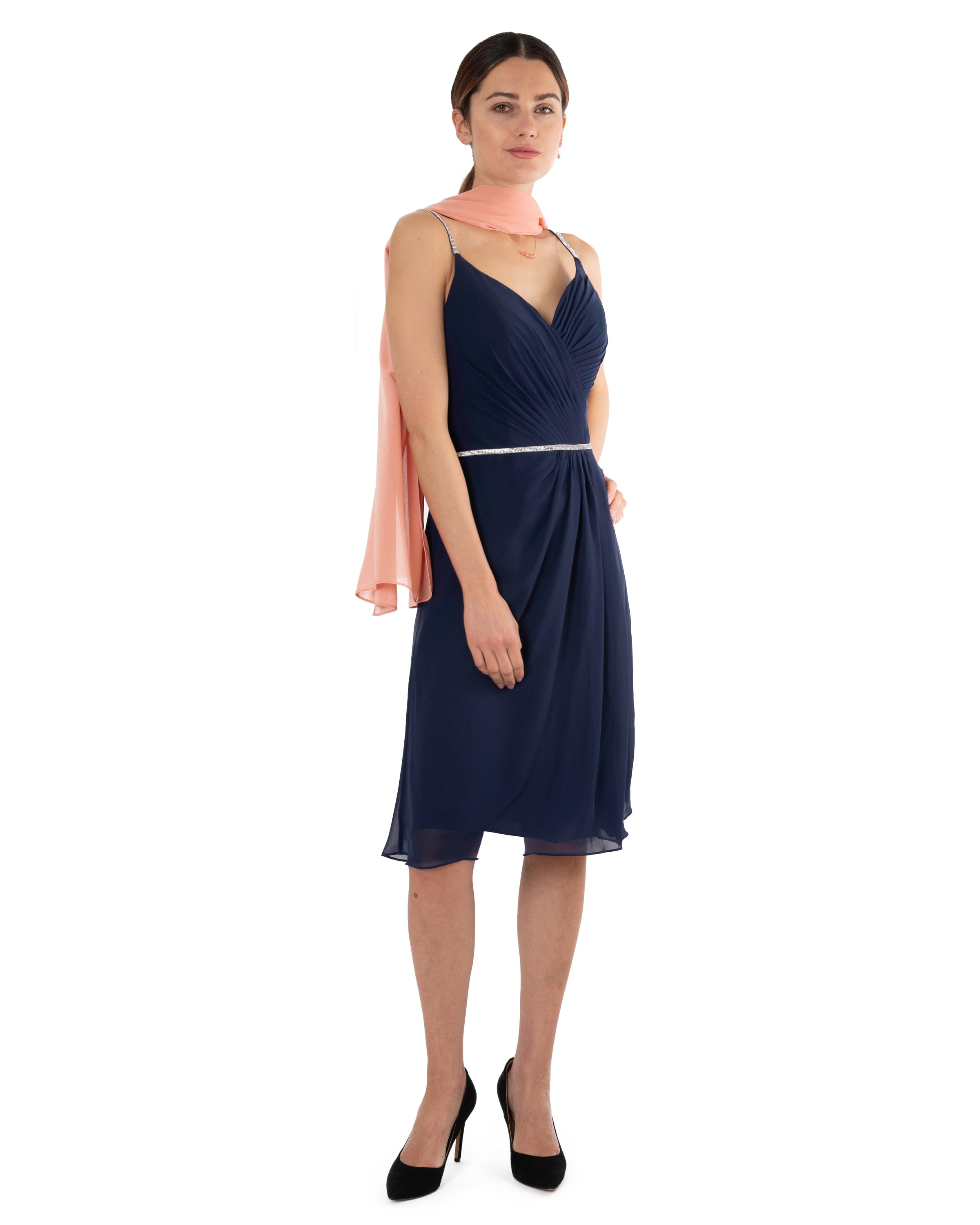 Chiffon Schal einfarbig