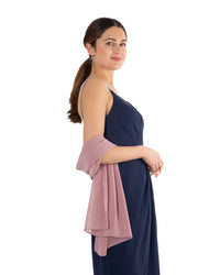 Chiffon Schal einfarbig