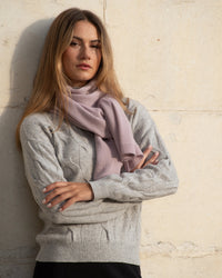 Cashmere scarf wide