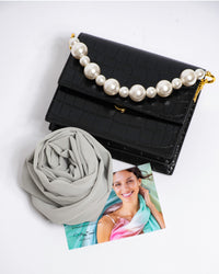 Chiffon Schal einfarbig