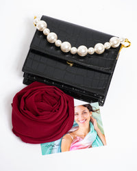 Chiffon Schal einfarbig