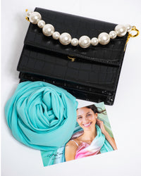 Chiffon Schal einfarbig