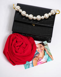 Chiffon Schal einfarbig