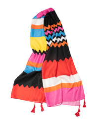 Beach scarves in various designs