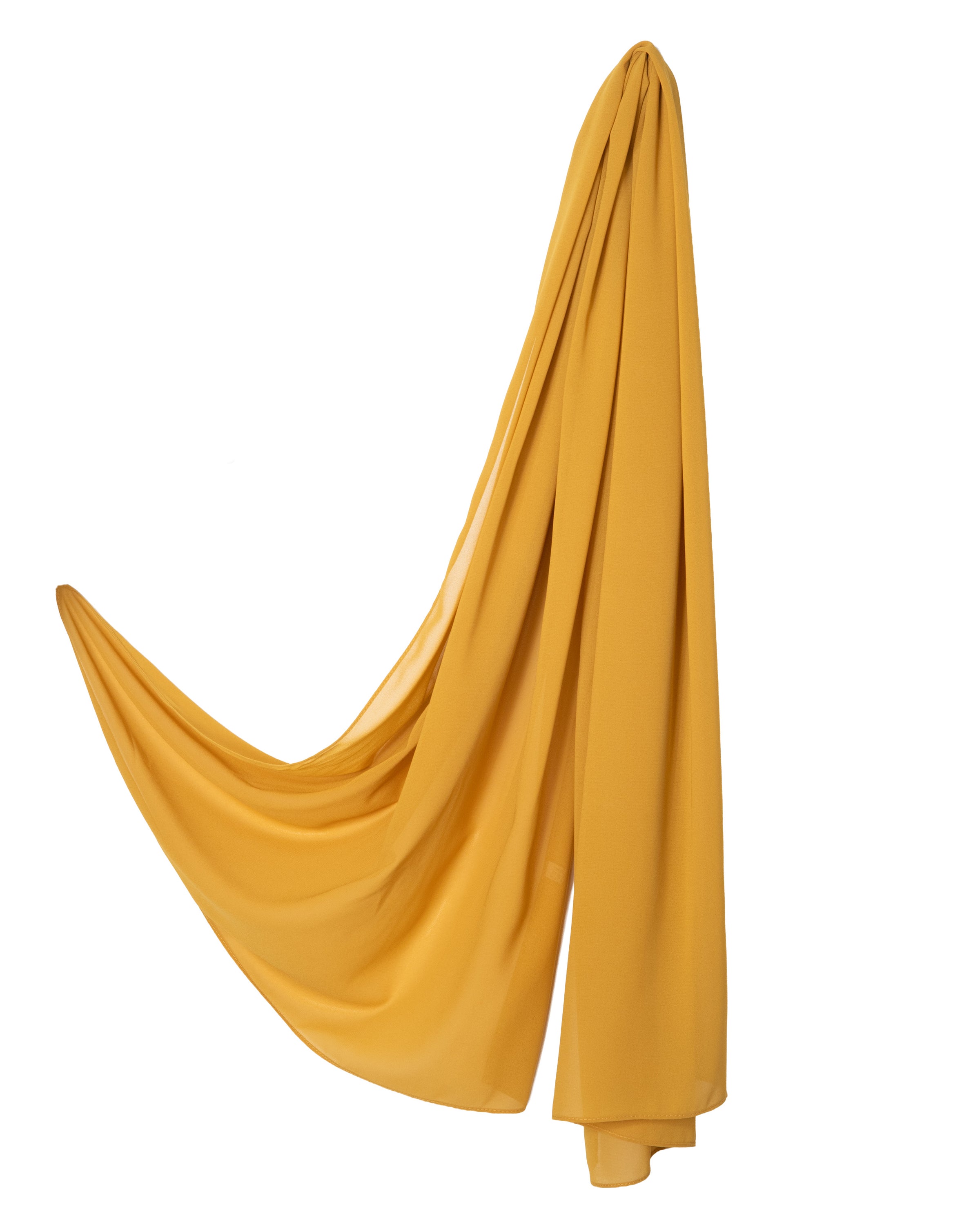 Chiffon Schal einfarbig