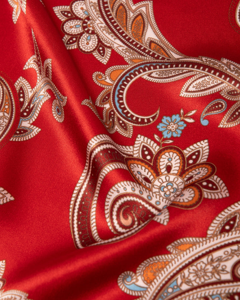Paisley silk scarf