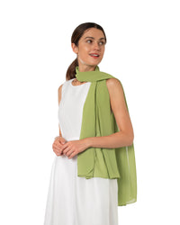 Chiffon Schal einfarbig