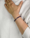 Armband Amethyst mit  925Silberperle