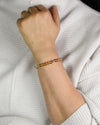 Armband Citrin mit 925Silberperle