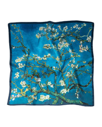 Seidentuch quadratisch Vincent 65x65 Mandelblüte