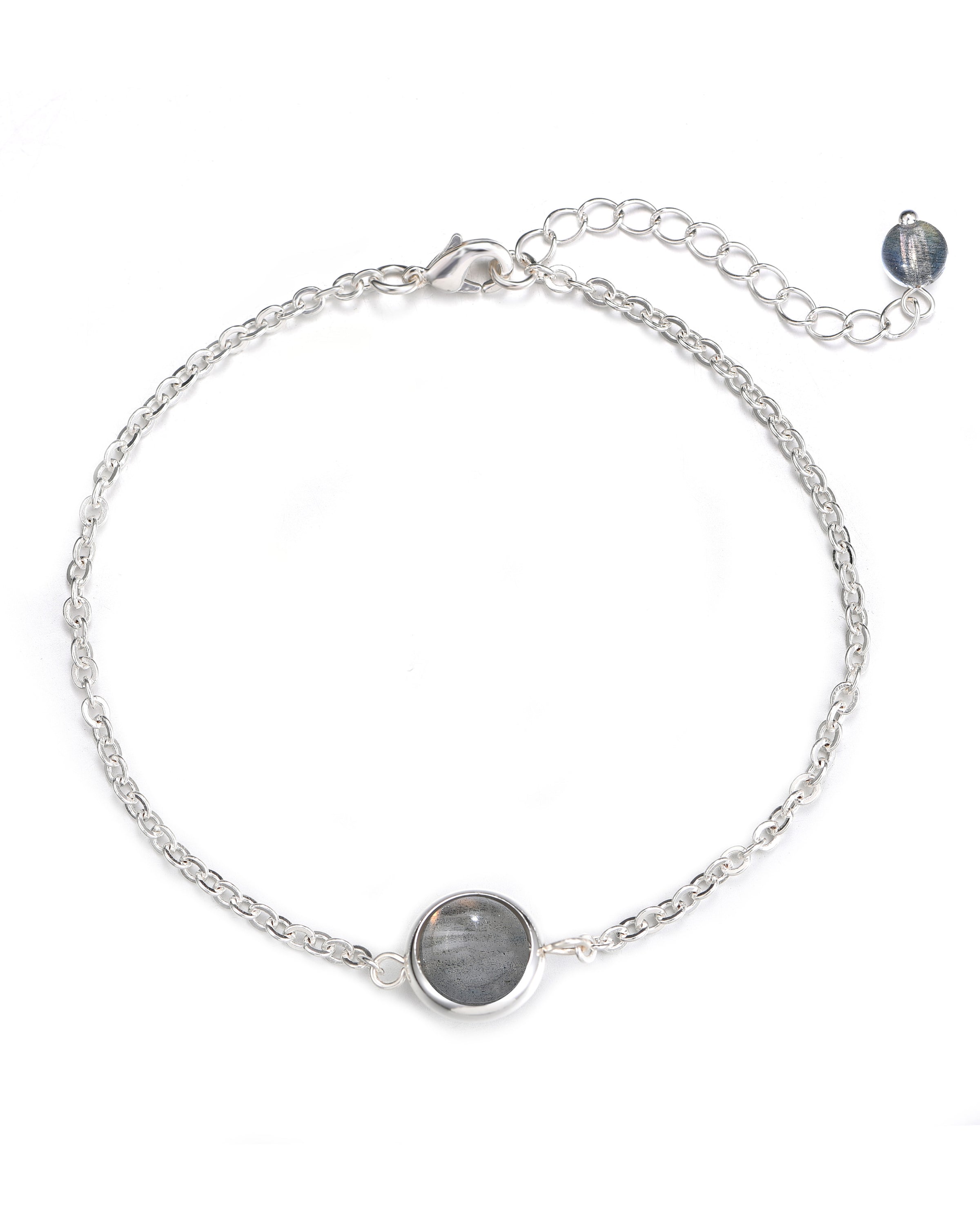 Armband Rondo,  grauer Mondstein