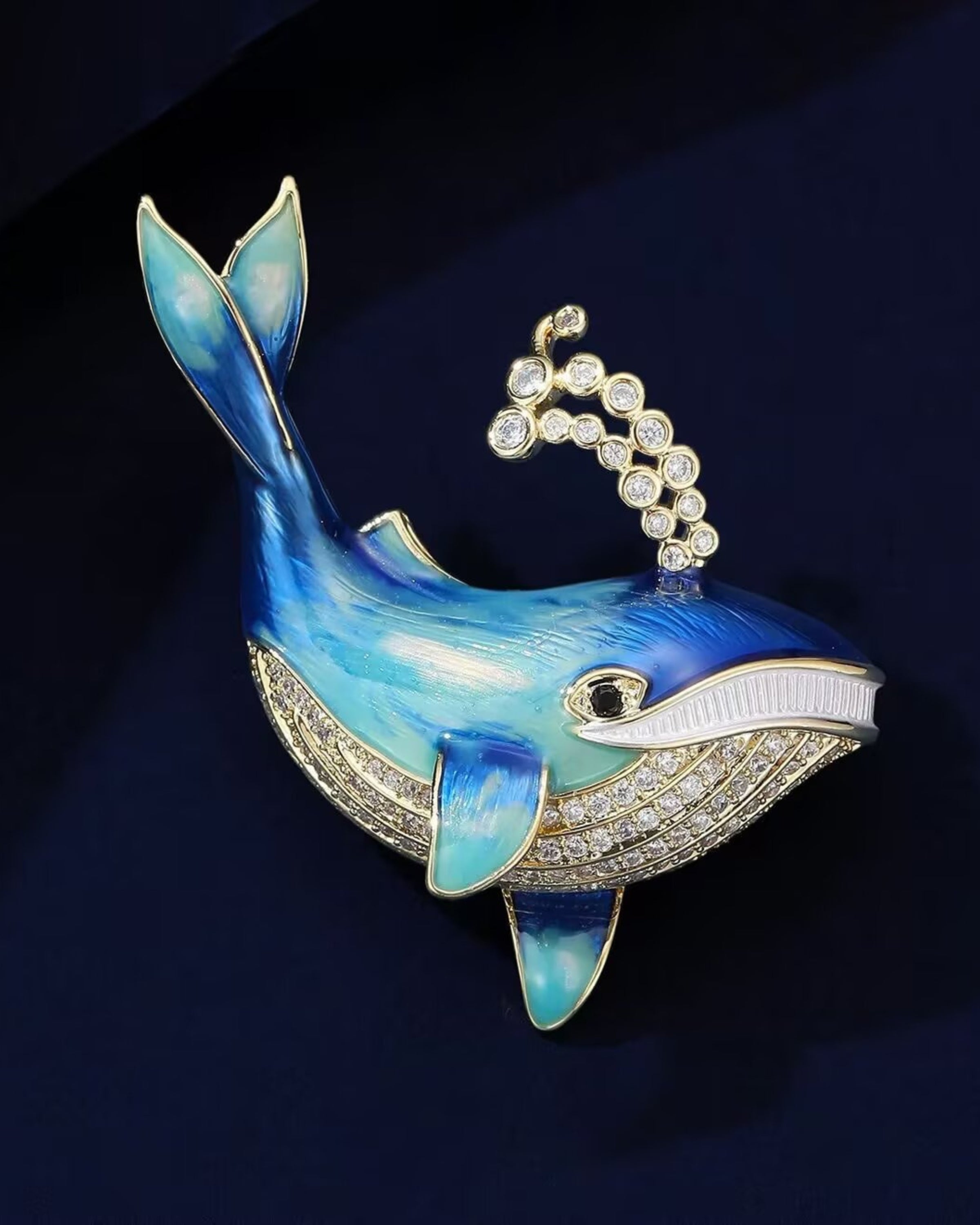 MayTree Brosche "Timmy" , mit Strass-Steinen
