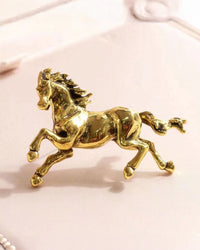 Broche galuchat doré