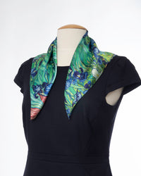 Silk scarf Vincent Iris