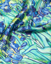 Silk scarf Vincent Iris