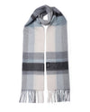 Écharpe de cachemire Tartan divers gris