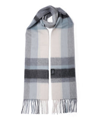 Écharpe de cachemire Tartan divers gris