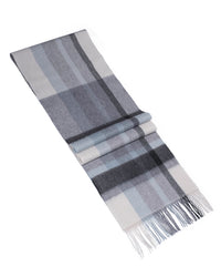 Écharpe de cachemire Tartan divers gris
