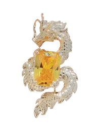 Broche "Dragon d'or