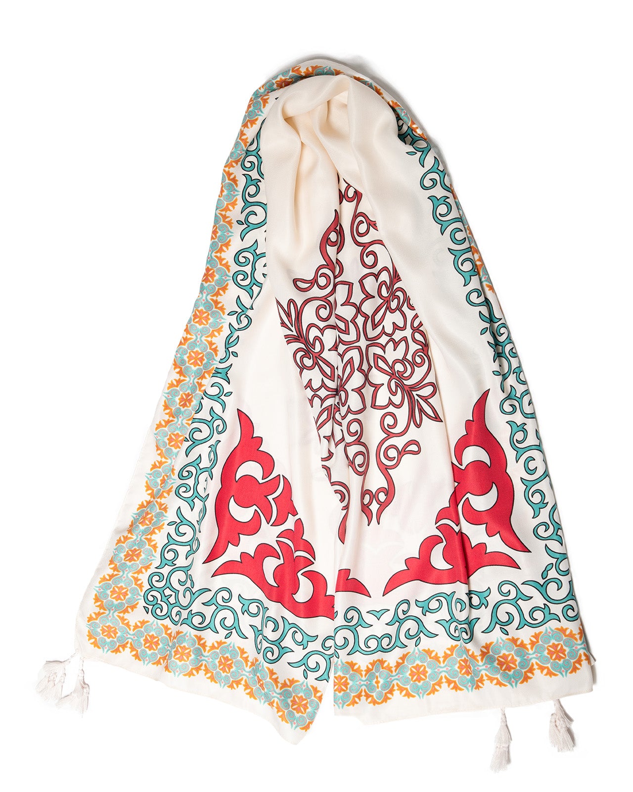 Beach scarves in various designs