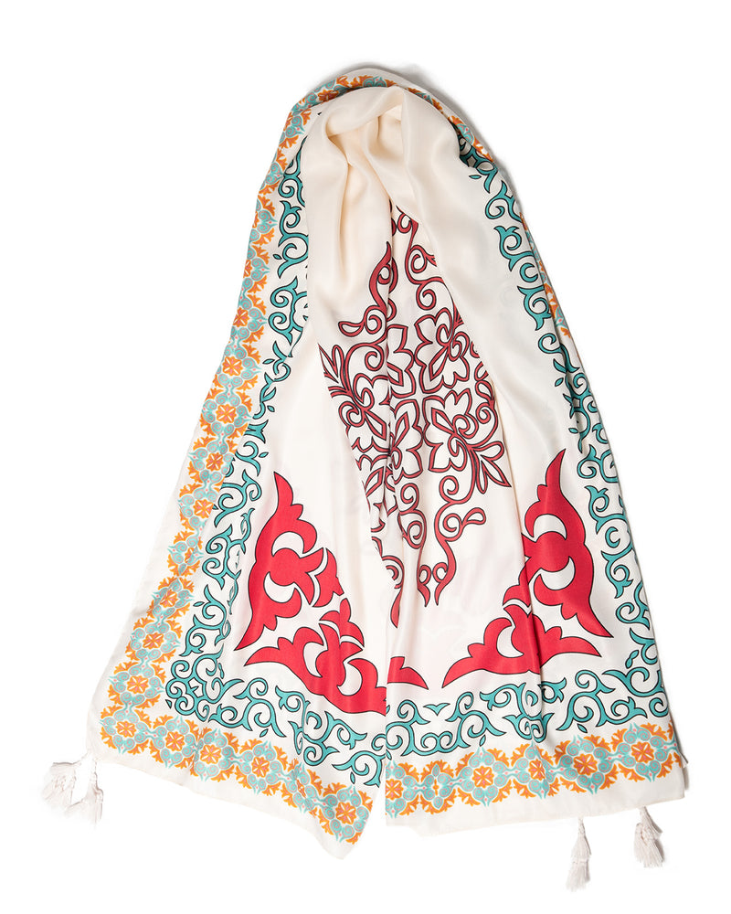 Beach scarves in various designs