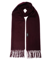Cashmere scarf plain plum