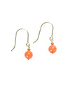 Earrings carnelian rouge