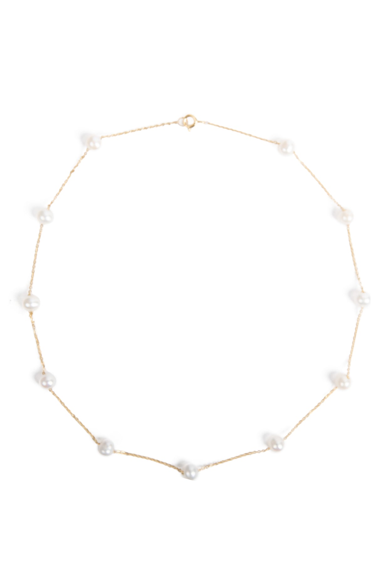 Kette vergoldet 18K mit Perlen von MayTree