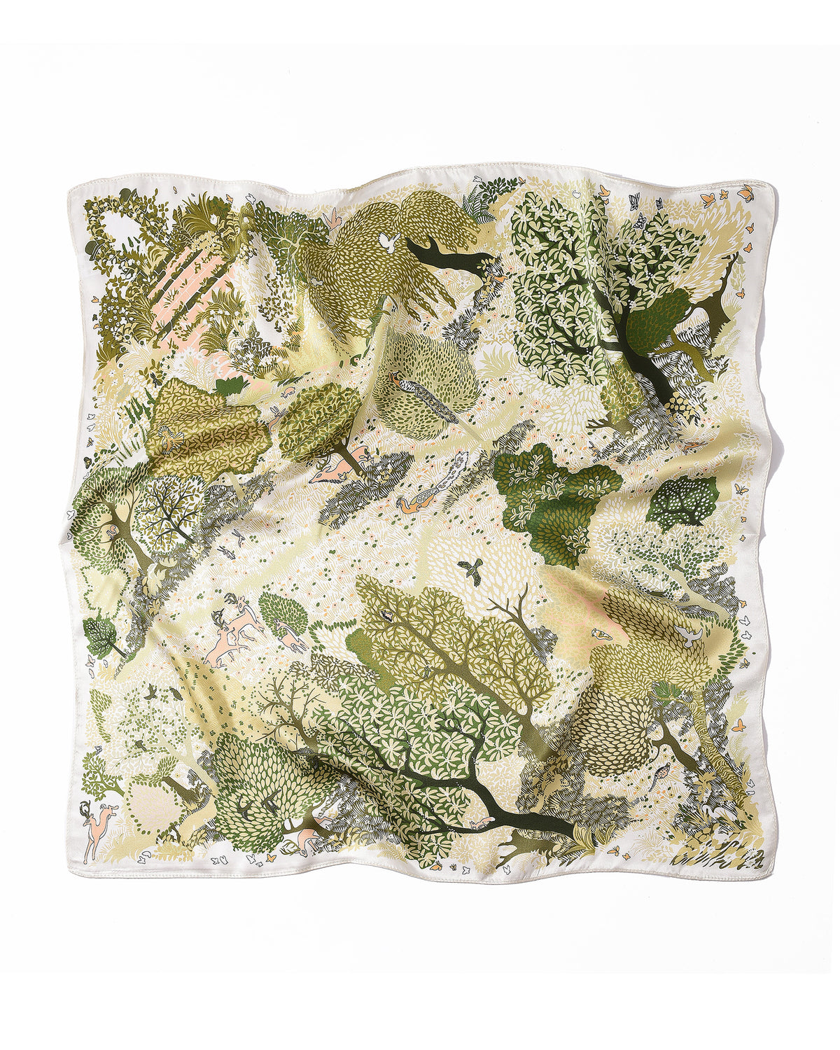 Seidentuch quadratisch 70x70, Wildpark