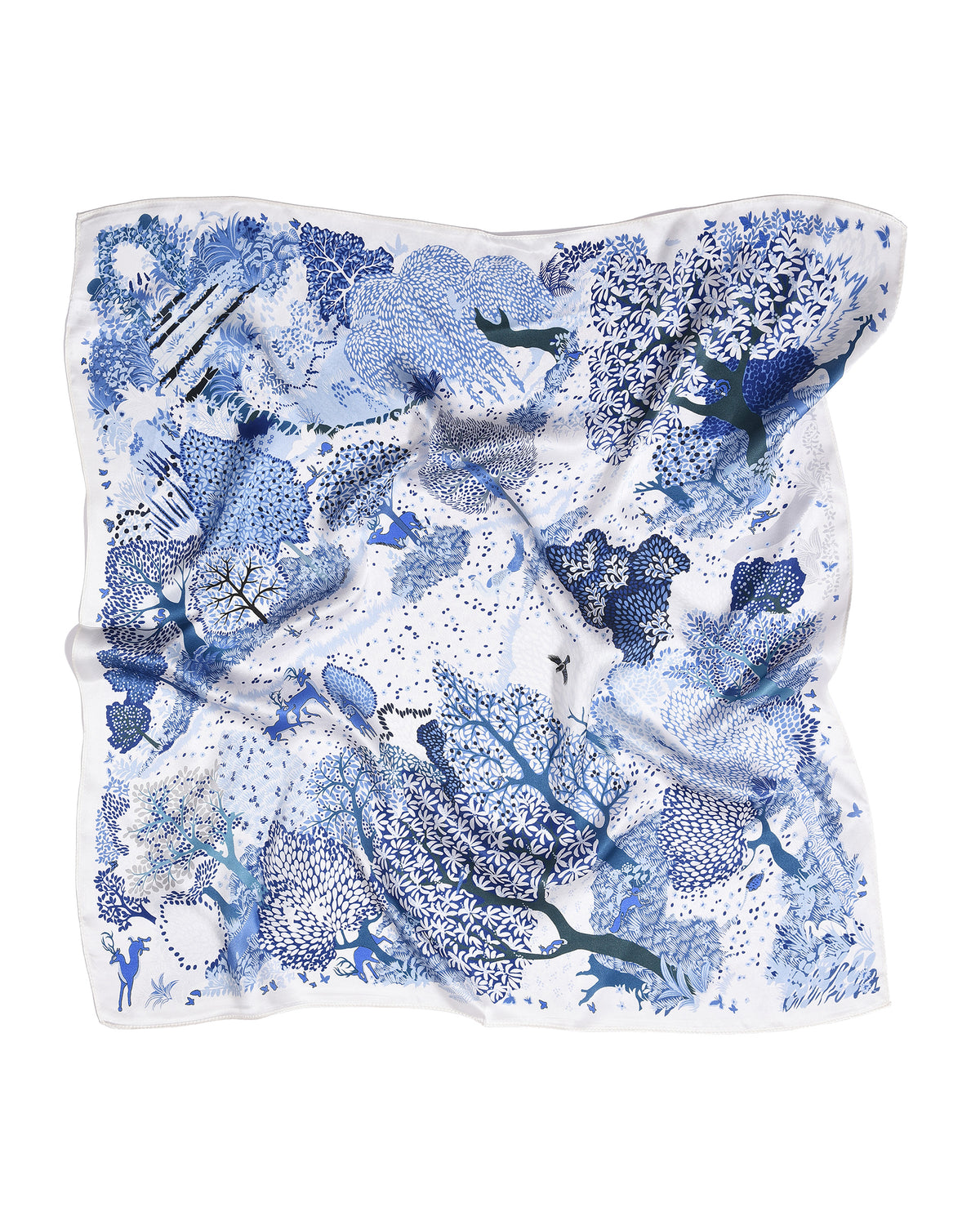 Seidentuch quadratisch 70x70, Wildpark