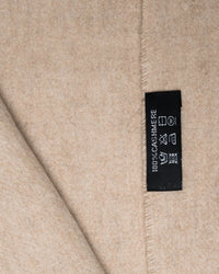 Écharpe de cachemire unie Nature claire