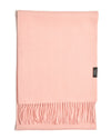 Echarpe 100% cachemire, 180 x 30, tissée, uni rose