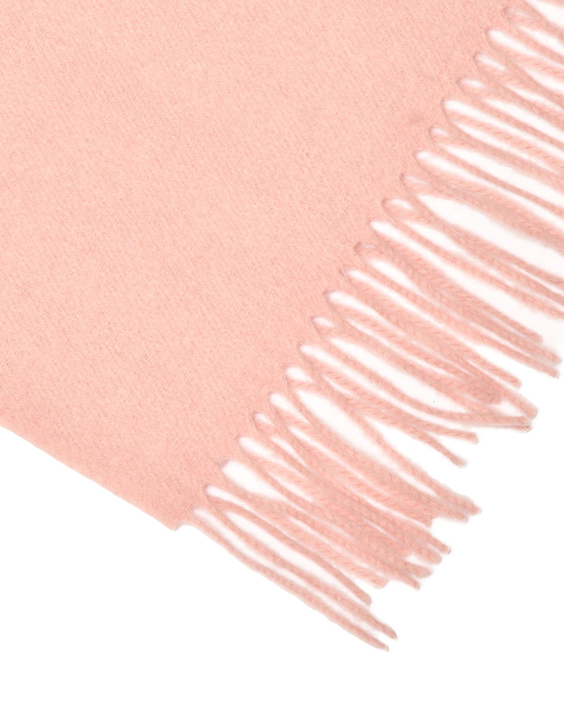 Echarpe 100% cachemire, 180 x 30, tissée, uni rose