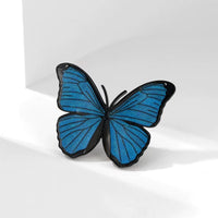 Butterfly heavy metal" brooch, metal