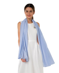 Chiffon Schal einfarbig