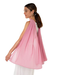 Chiffon Schal einfarbig