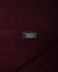 Cashmere scarf plain plum