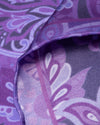 Silk scarf hand-rolled silk scarf twill silk, 53x53 Extravaganza