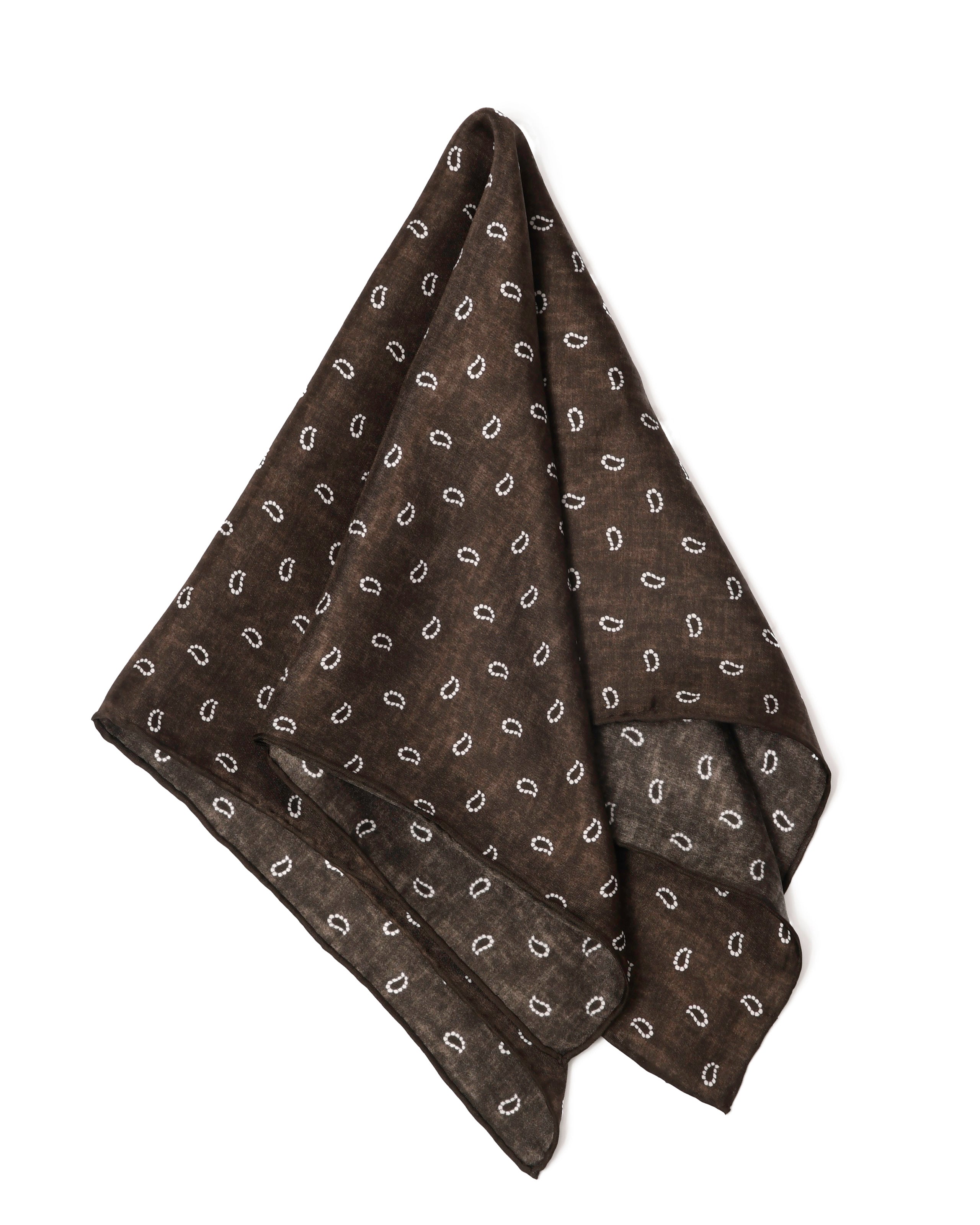 Foulard Vintage 100% Soie 53x53 Cm - Multicolore (très Bon état)