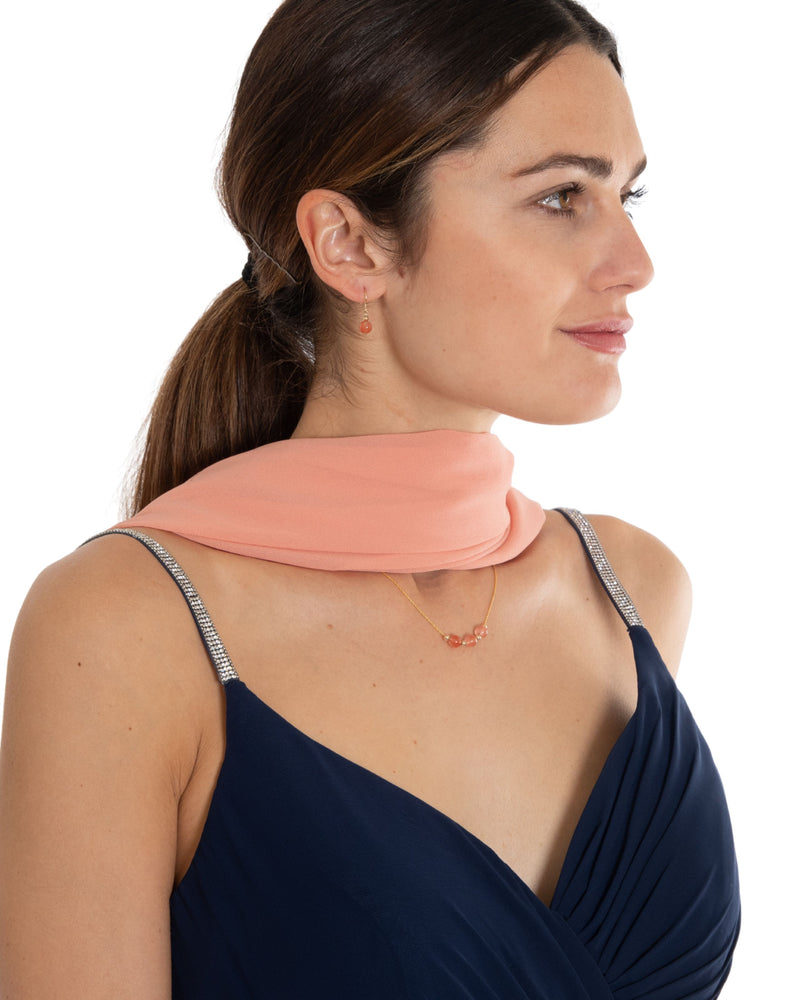 Earrings carnelian rouge