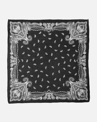 Silk scarf with cotton, bandana