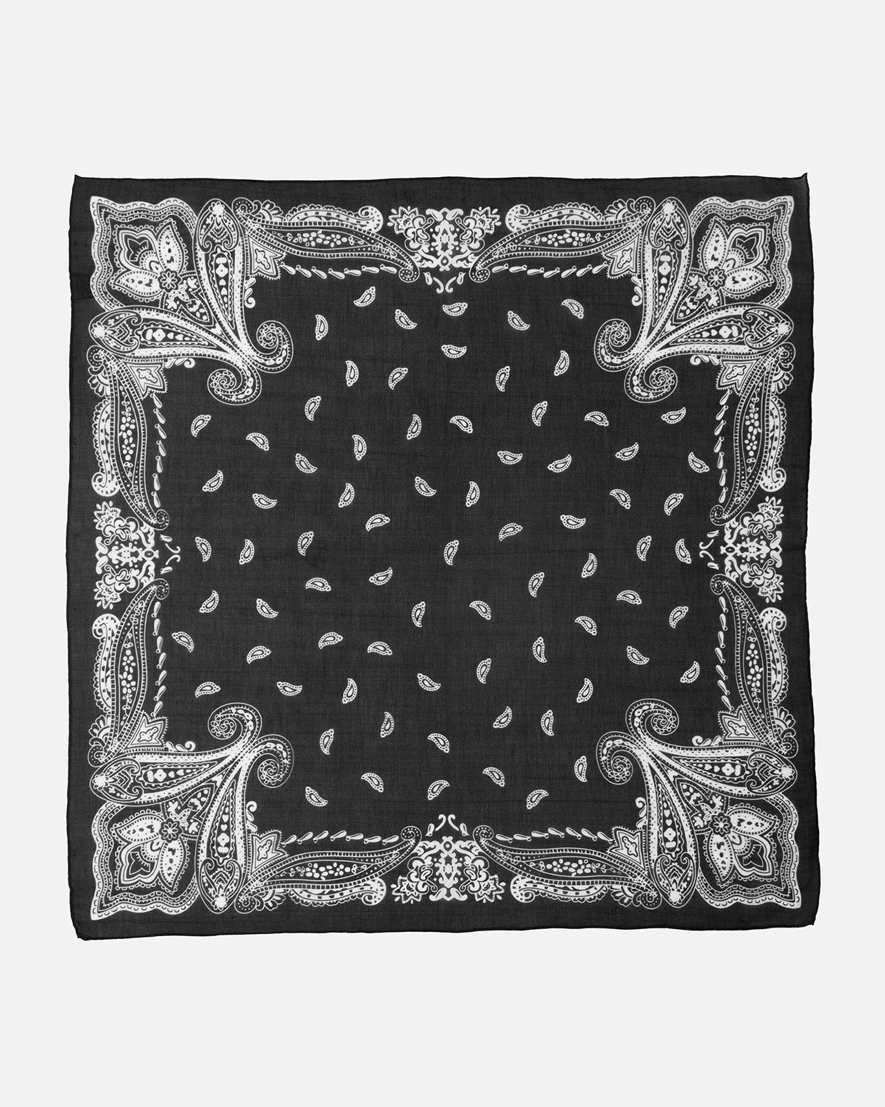 Silk scarf with cotton, bandana