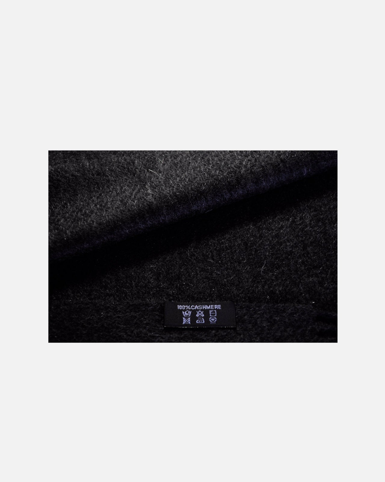 Echarpe 100% cachemire, 180 x 30, tissée, uni gris anthracite