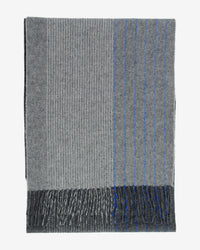 zweifarbiger Kaschmirschal grau