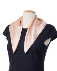 Seidentuch quadratisch einfarbig 53x53 rosa