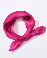 Seidentuch quadratisch einfarbig 53x53 fuchsia