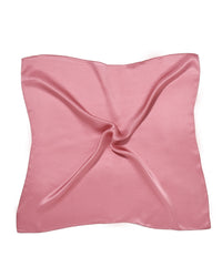 Seidentuch quadratisch einfarbig 53x53 pink