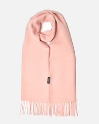 Echarpe 100% cachemire, 180 x 30, tissée, uni rose