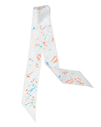 Seidenbandeau schmal beidseitig, playground  5 x 88 cm